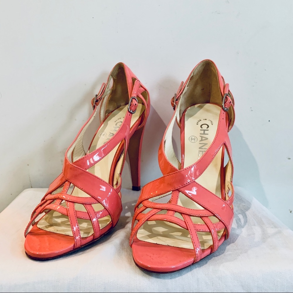 Pink Chanel Heels Size 7